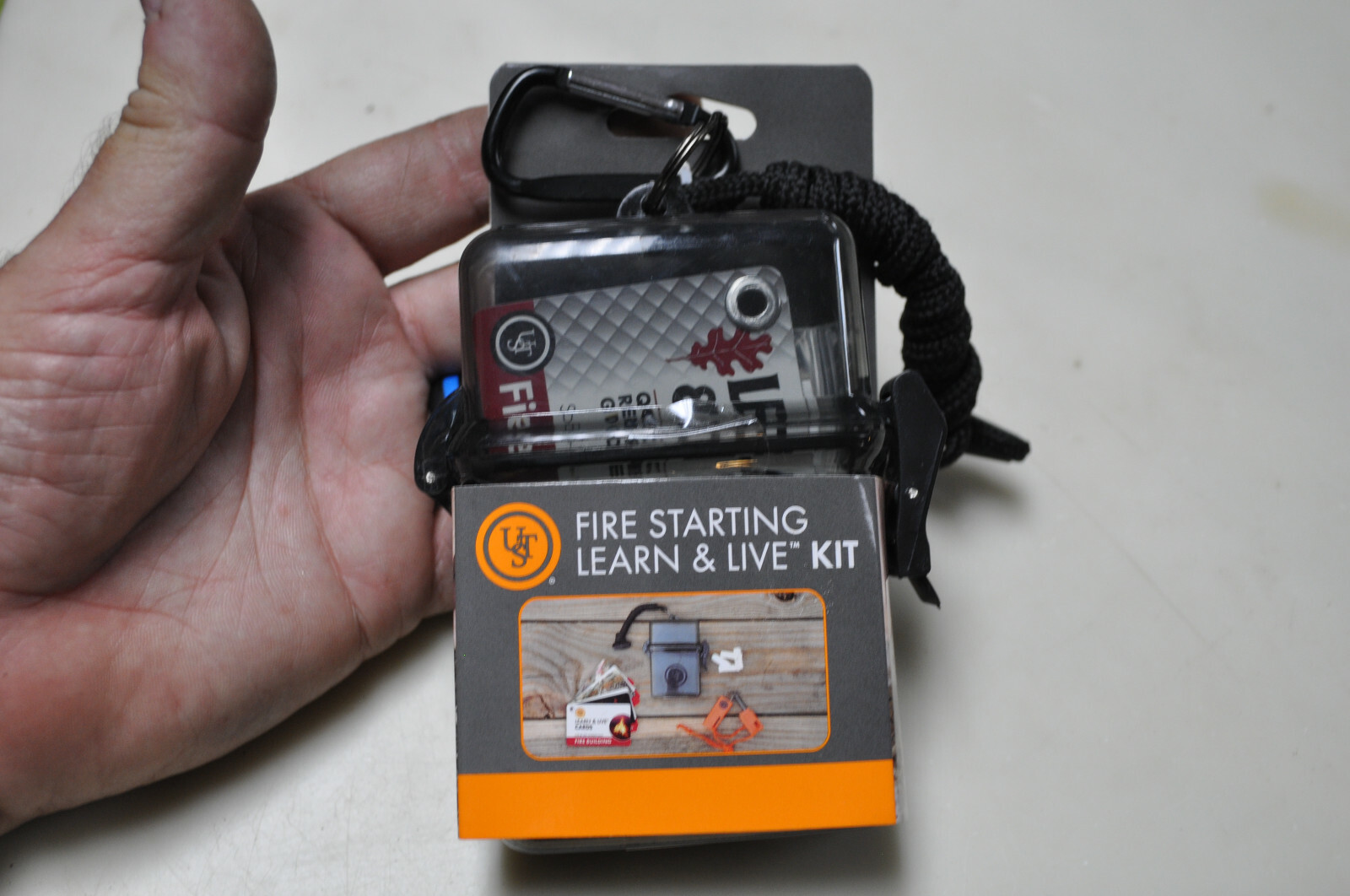 UST Learn and Live Fire Starting Kit, New Unused Cond, See Pictures for Content