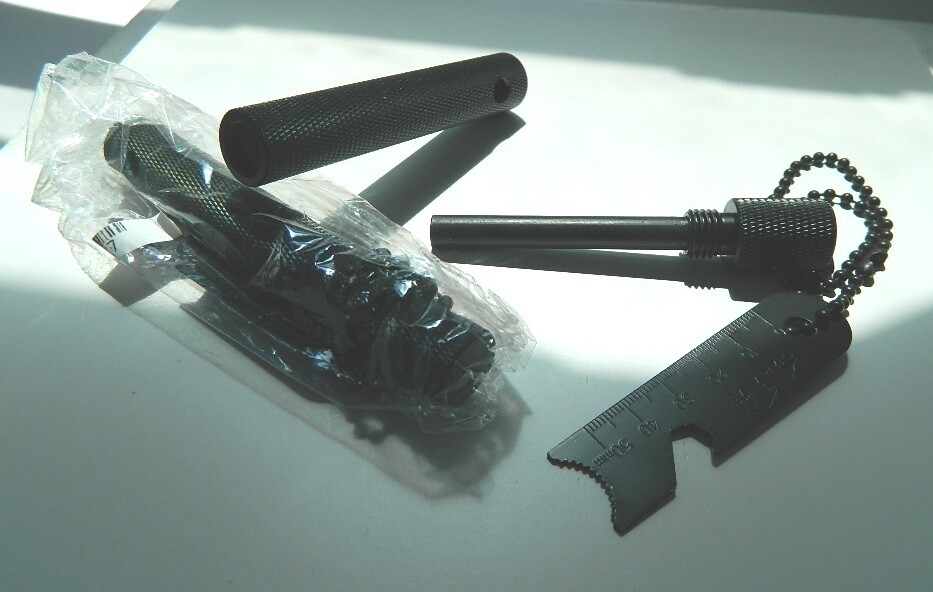 TWO 2.5 EIGHT IN ONE MAGNESIUM FERRO PREMIUM FLINTS W/COMPASS-MORE-NEW-US DEALER
