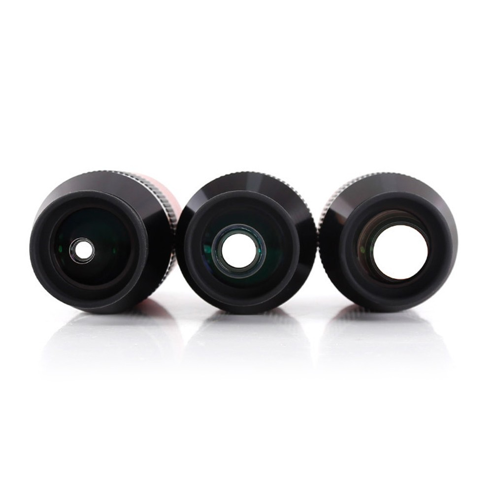 Flat Field Parfocal Eyepiece 70 Degree for Telescope with 8 Optical Lenses