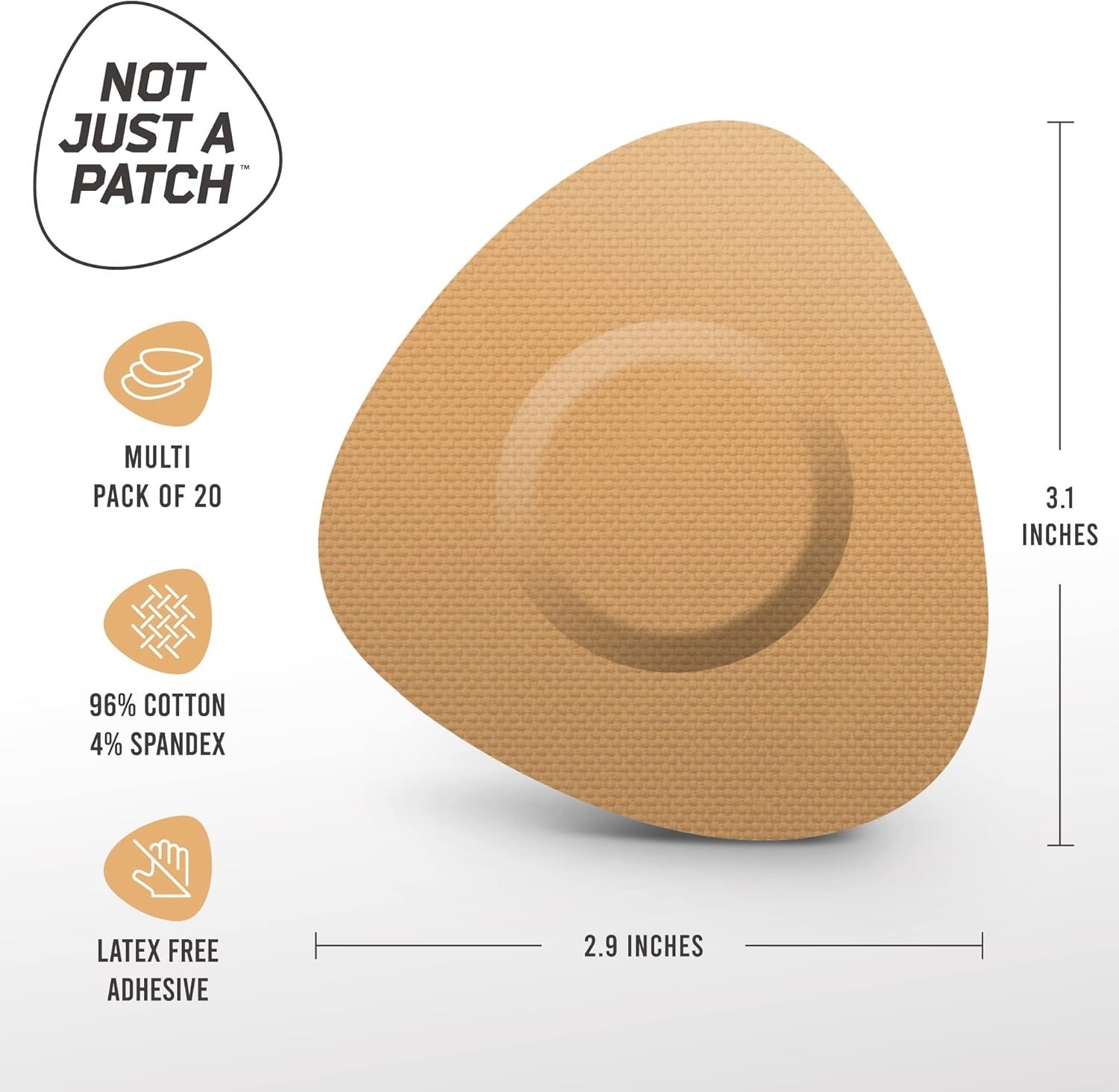 Water-Resistant Freestyle Libre 2 Patches – 20 Pack