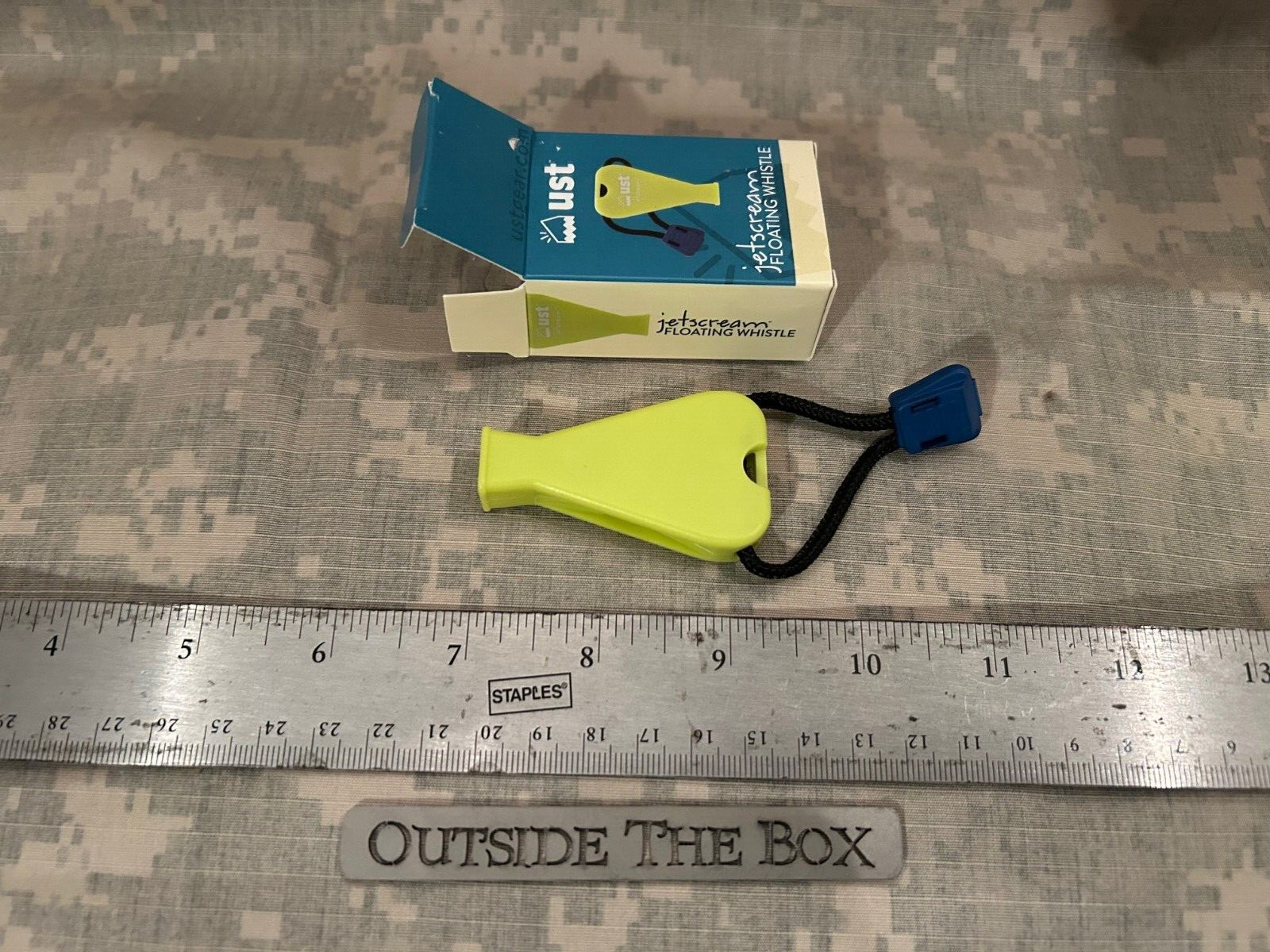 Emergency/Survival: UST Jet Scream Emergency Whistle, 122dB, Pea-Less FLOATS