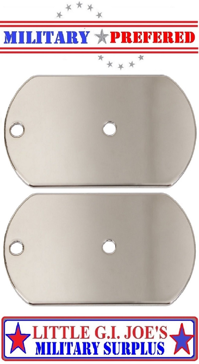 YOU GET (2) Military Dog Tag Survival Signal Mirror Rothco 8680 HOT SELLER!!