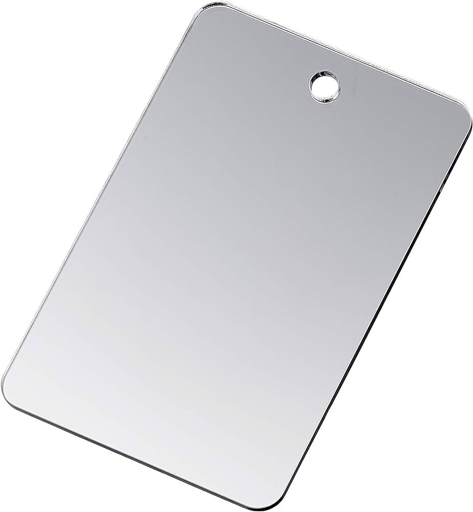 Coghlans Pocket Size Mirrors with Built-in Lanyard Hole, Packaging May Vary