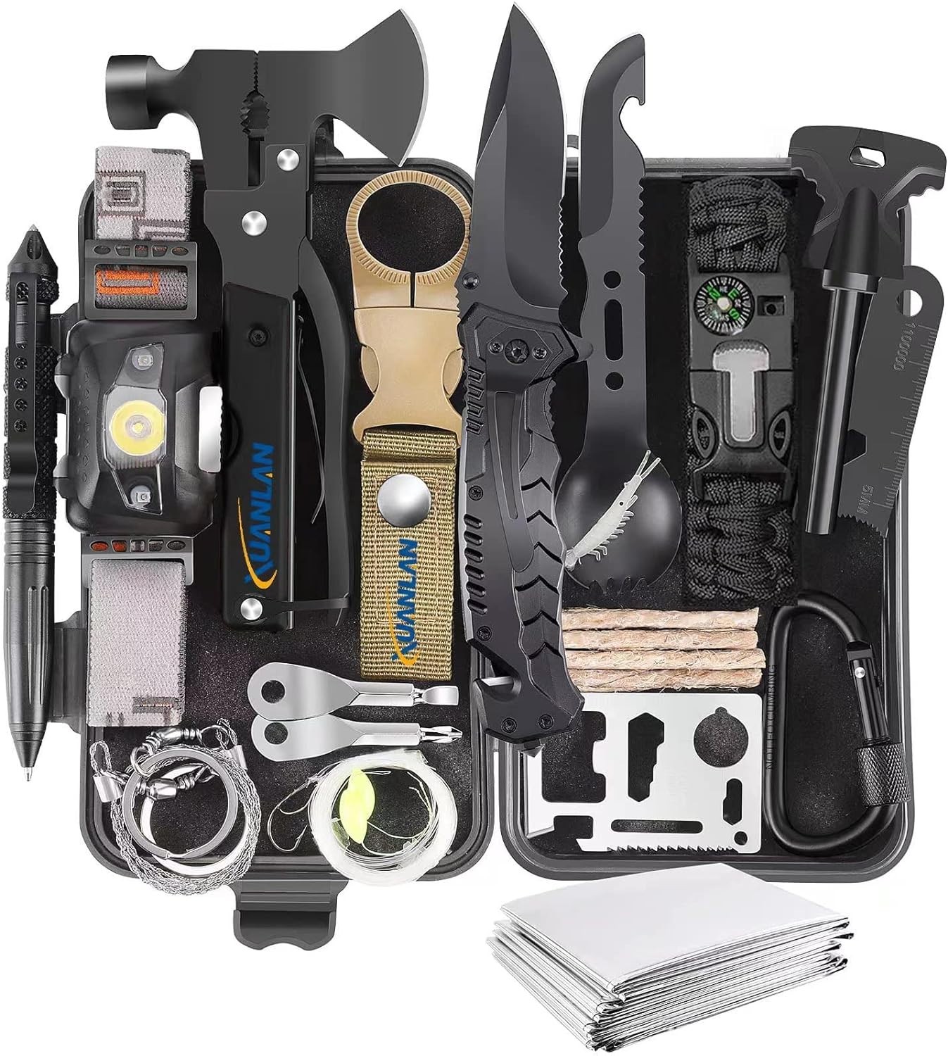 Emergency Outdoor Survival Kit: 29 Essential Tools for Wilderness Preparedness
