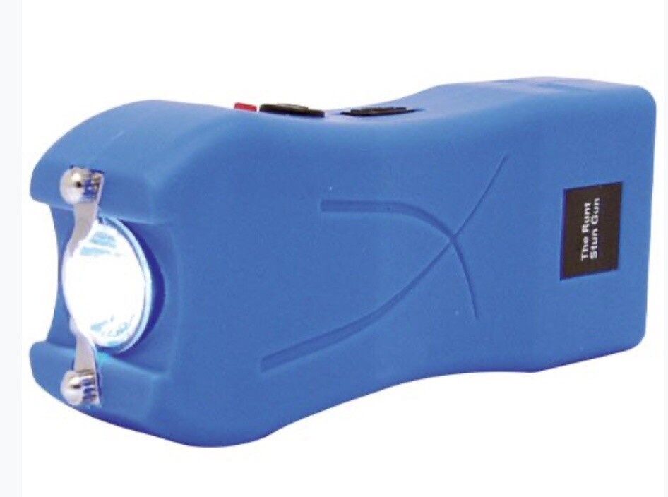 HIGHLY RATED POWERFUL POLICE Stun Gun 911 80 MV Rechargeable w LED Flashlight