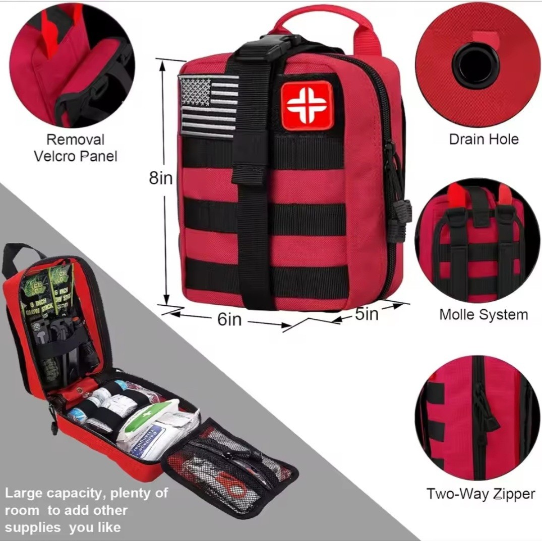 Survival Kit And First Aid Kit 142 Pieces Of Surviaval Equipments