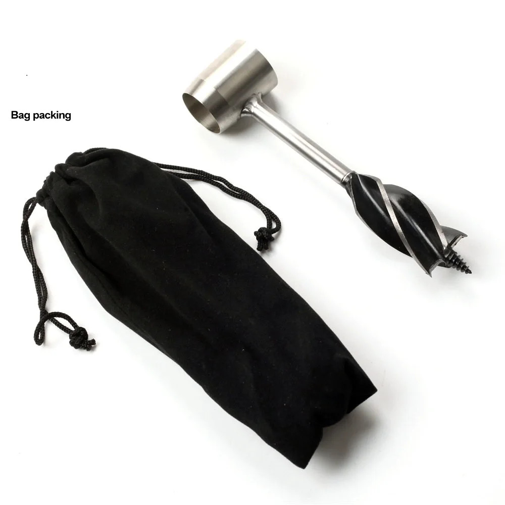 Drill Bit Protection Sleeve Auger Wrench Outdoor Survival Hand Drill Survival Ge