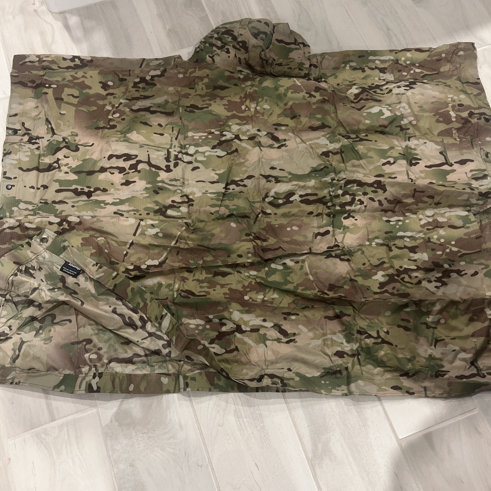 Advantage Ware Multi Cam Waterproof Poncho