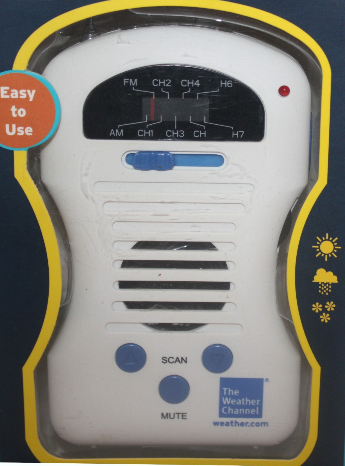 NOS Portable Emergency Alert AM/ FM Radio Flashlight NOAA The Weather Channel