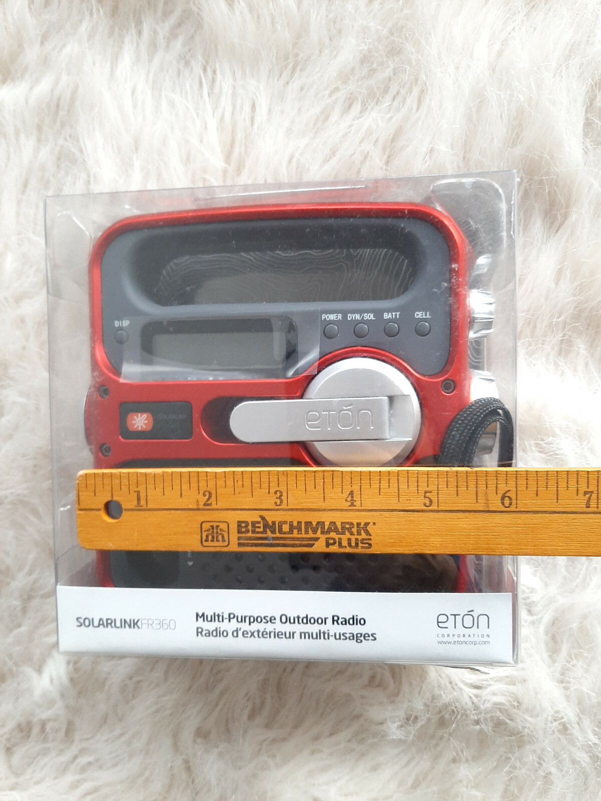 Eton Solarlink FR 360 Multi Purpose Outdoor NOAA Weather Radio Audio Line Input