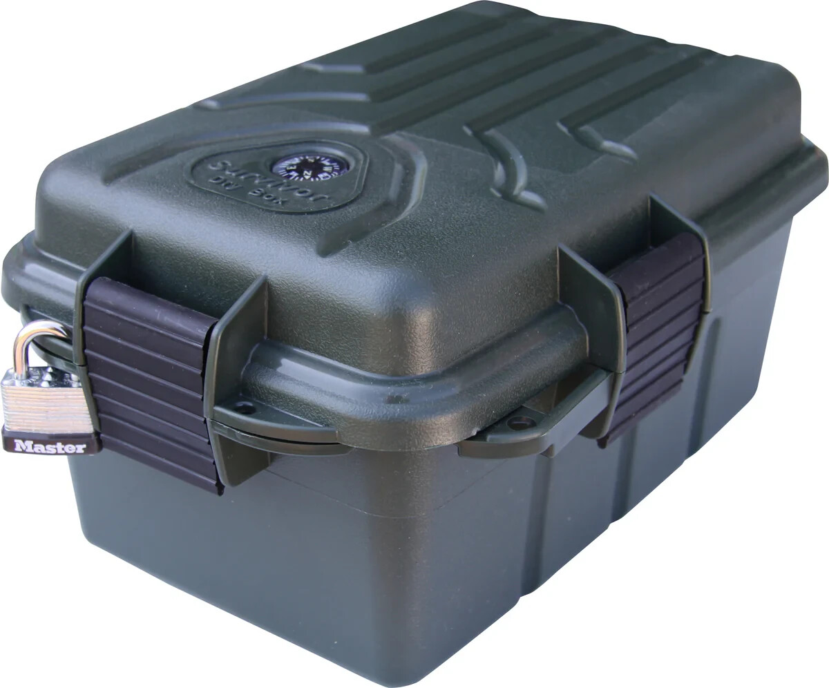 Green MTM Survivor Dry Box with O-Ring Seal Size Large FREE SHIPPING!