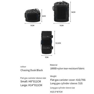 For Camping Gas Canister Cover For Easy Cleaning And Protection