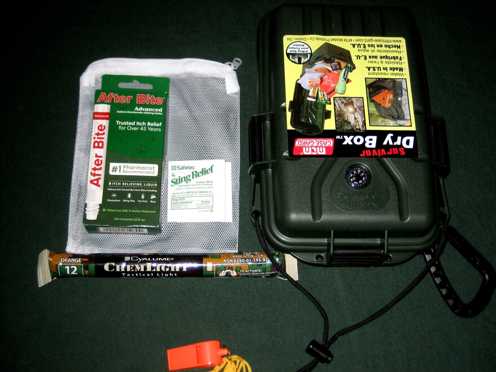 MTM DRY BOX HUNTING/CAMPING/HIKING * + EXTRA’S–KIT MADE IN USA REG.$26.50
