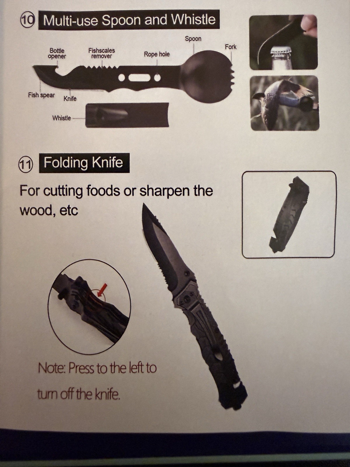 Fathers Day Gift Special 12 in 1 Emergency/Survival Kit Many Features for family