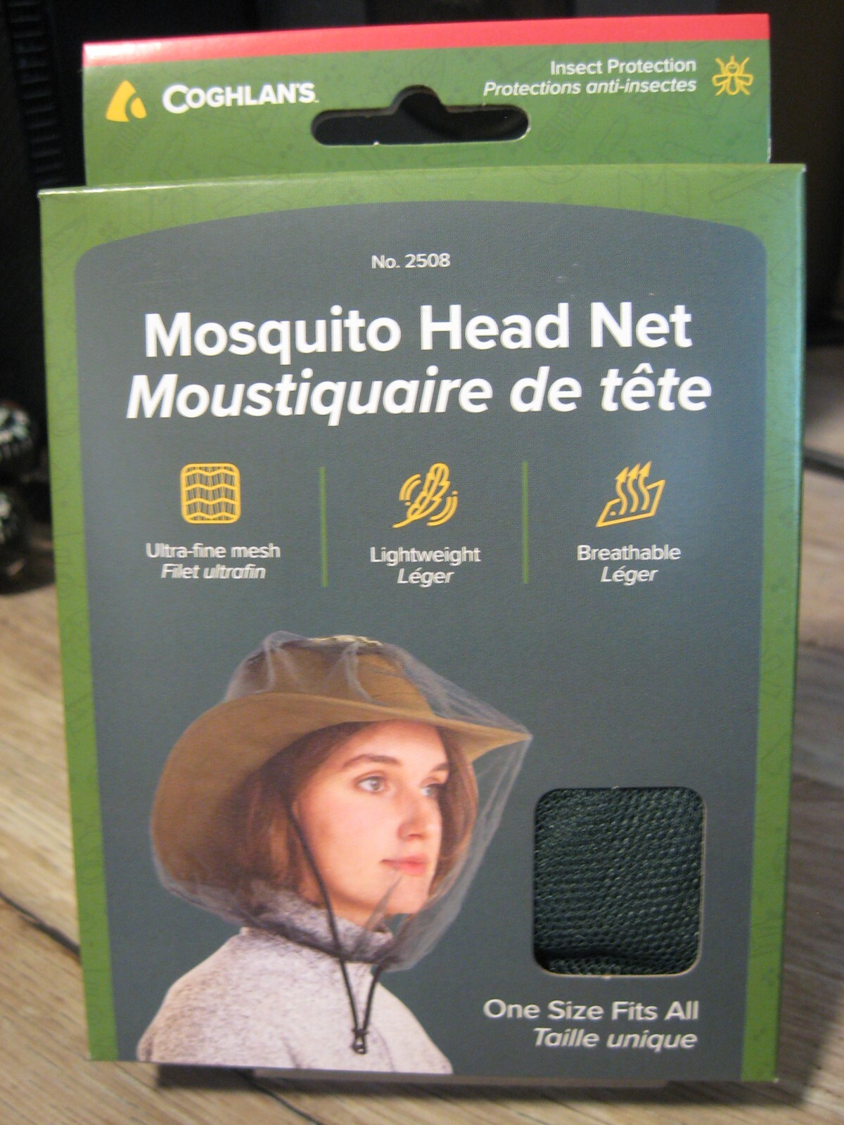 Coghlan’s Mosquito Head Net – Fine Mesh Netting 2508 – Hat Not Included