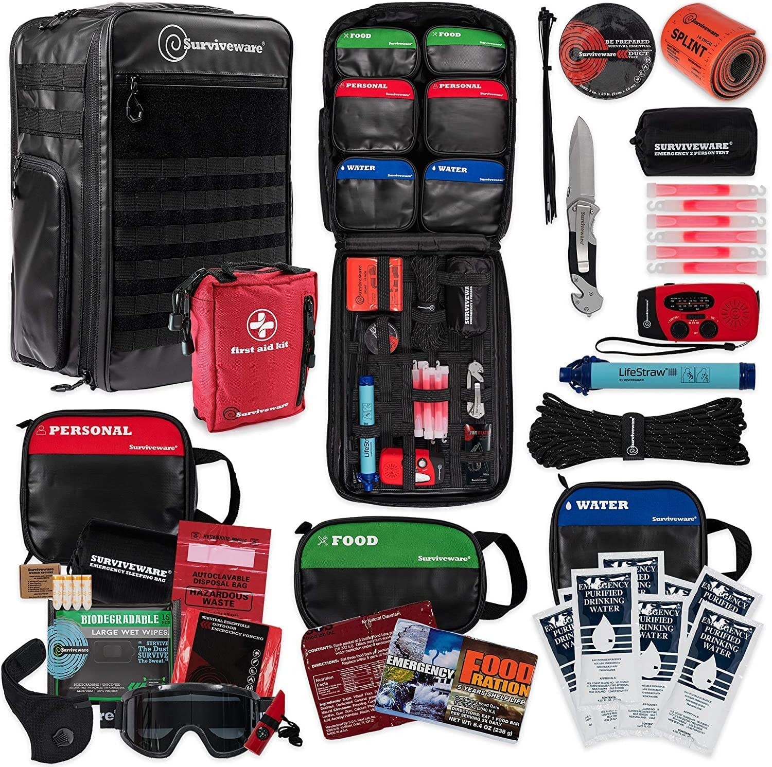 Survival Set | Military Survival Kit | Emergency Survival Equipment