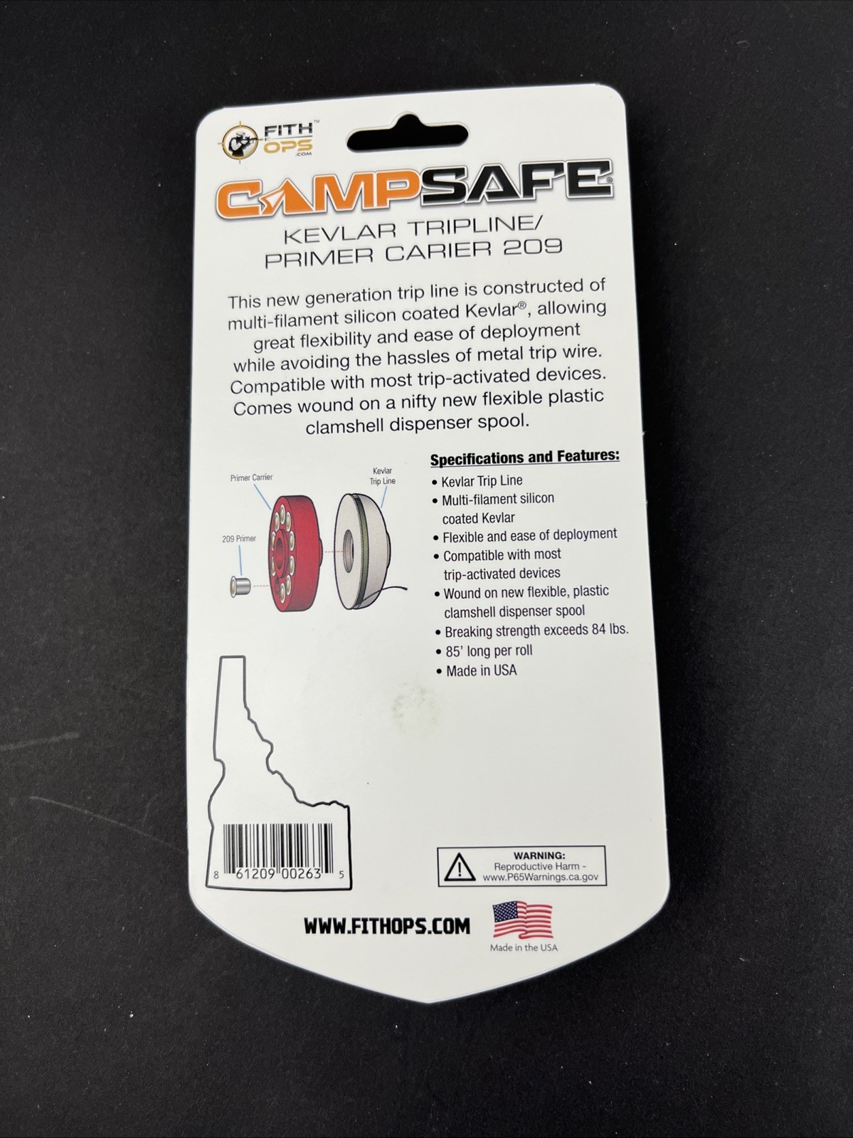 Lot Fifth Ops Camp Safe Perimeter Trip Alarm 12 Gauge 209 Adapter & Triplines