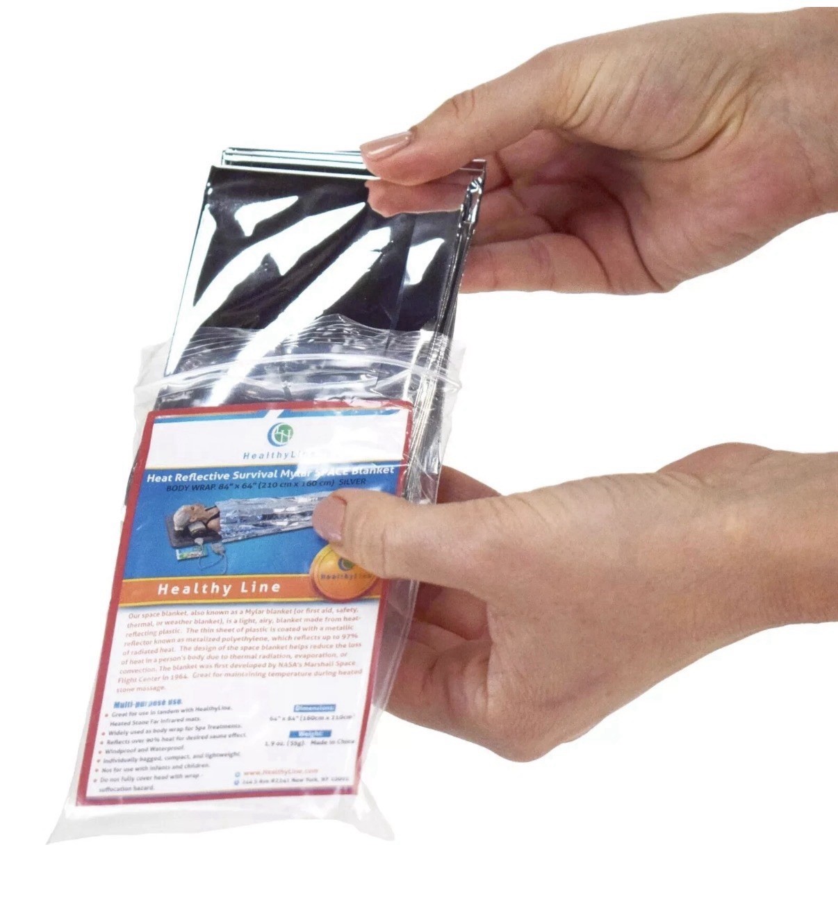10 Pack Emergency Foil Blanket Survival Insulating Mylar Thermal Heat 64×84