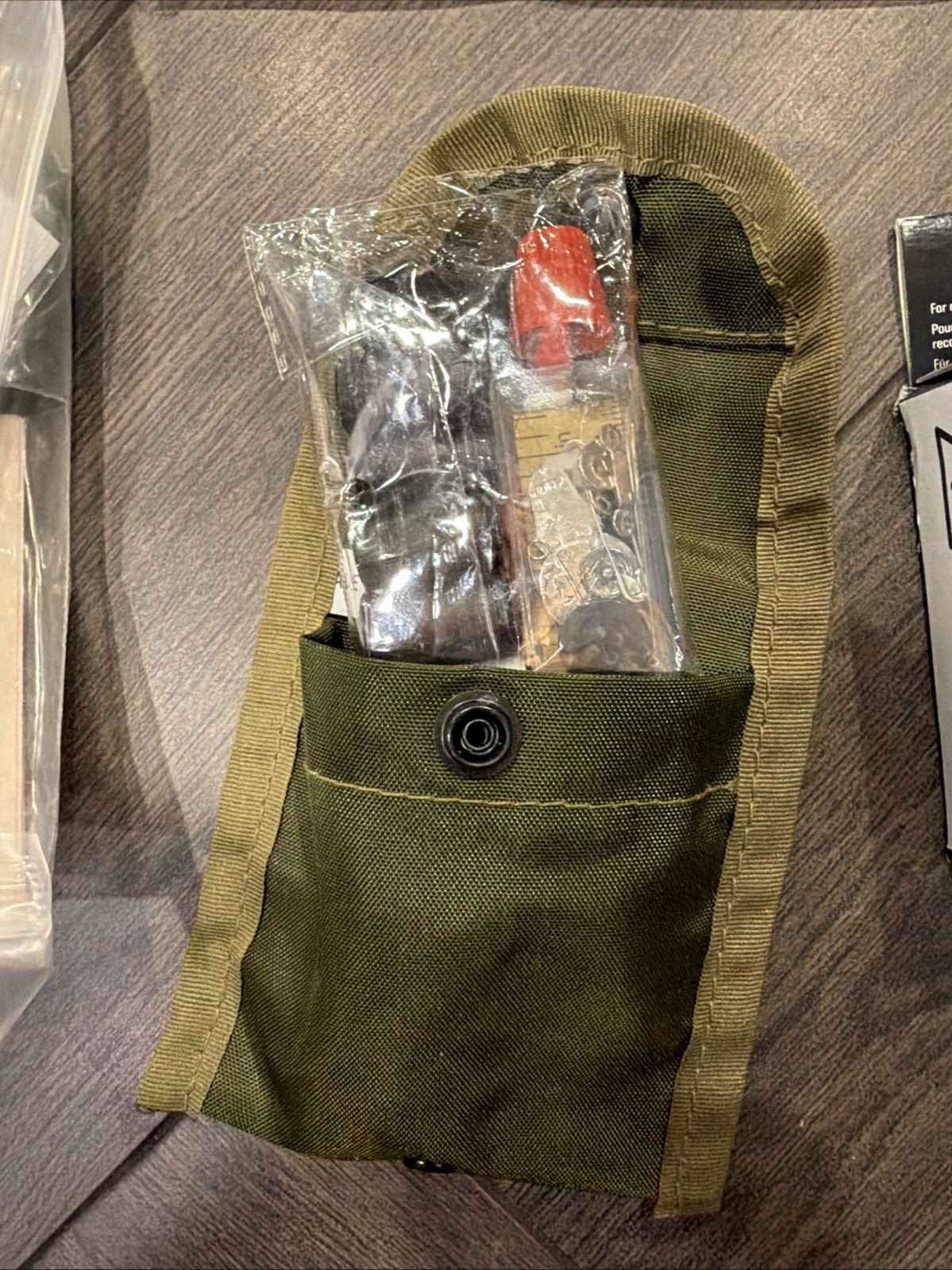 Survival Emergency Prep Kit First Aid Repair Kit Water Carriers Fuel Cubes