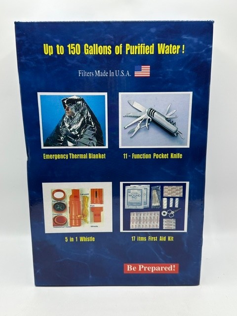 Emergency Survival Canteen Kit With Water Filtration System – NIB