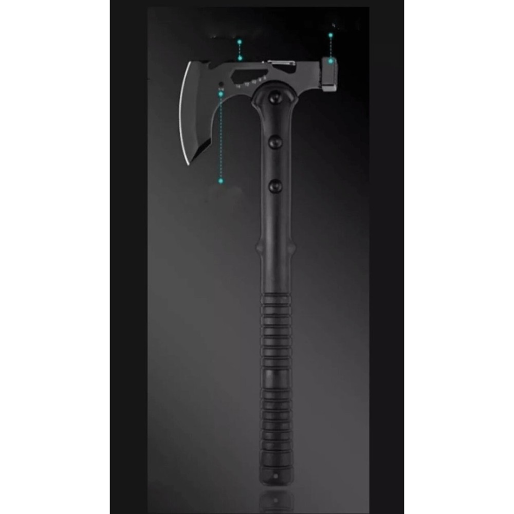NEW For Survival Camping Grip Multi Function Hammer Axe High Strength Fiber