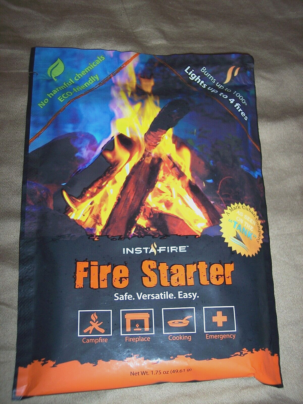 Fire Starter 1000 Degrees + Ready Hour Survival Shot 180 Count 10 yr Shelf Life