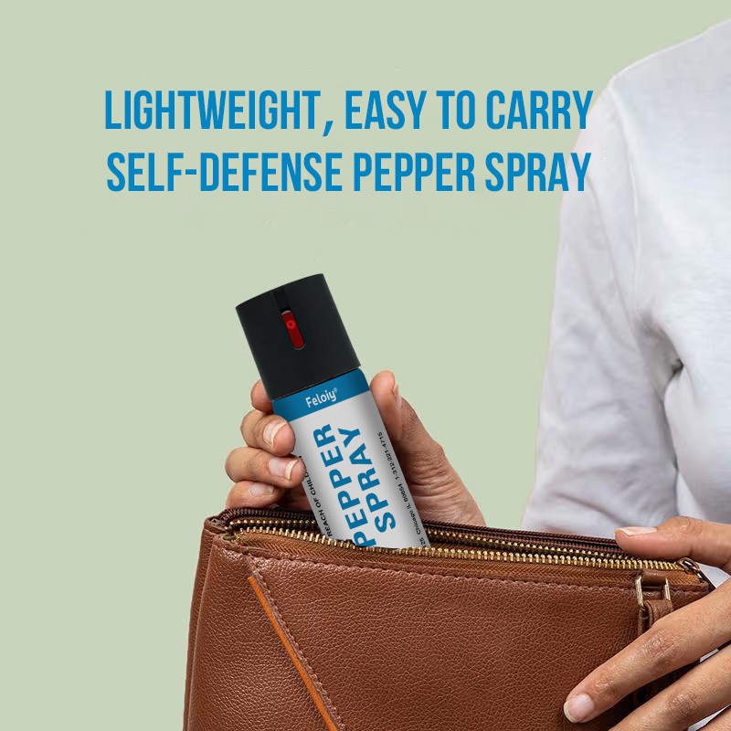 3 Pack Pepper Spray Keychain – Maximum Strength OC Spray Self Defense
