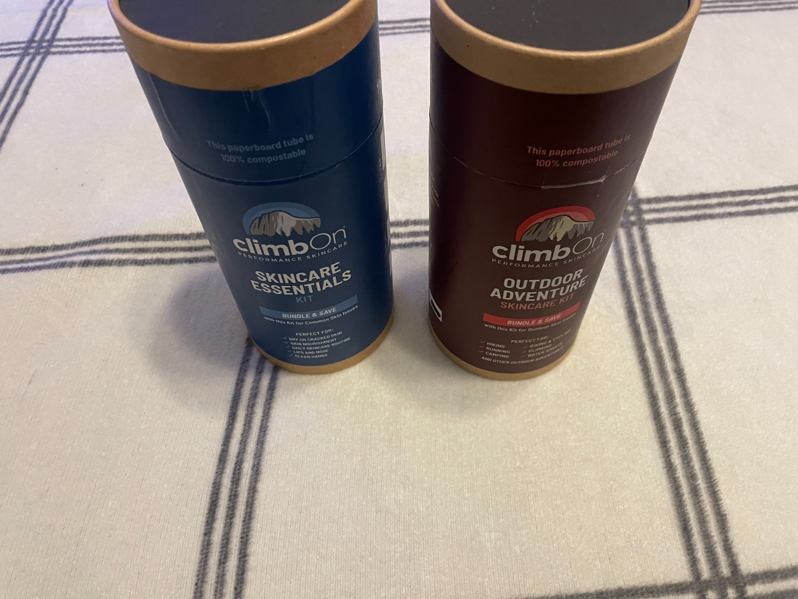 climbOn Outdoor Adventure Skincare Kit & climbOn Skincare Essentials Kit