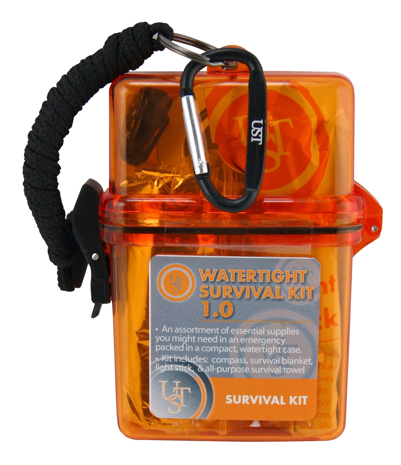 Watertight Survival Kit Blanket and Emergency Tools Camping, Outdoor Survival