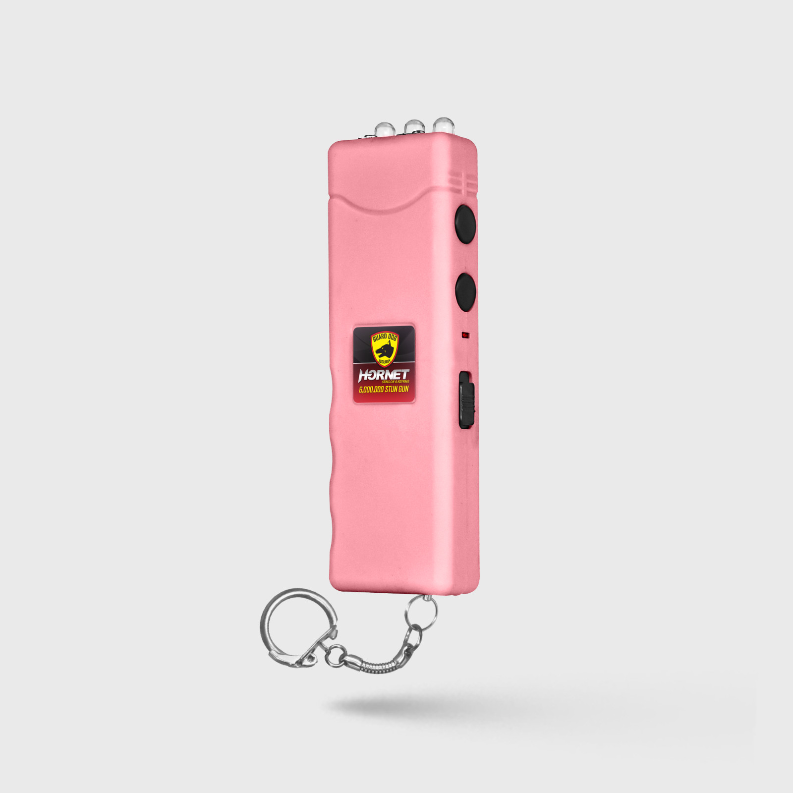 Stealth Compact Safety Device with LED Light & Keychain | Sleek Design with 110