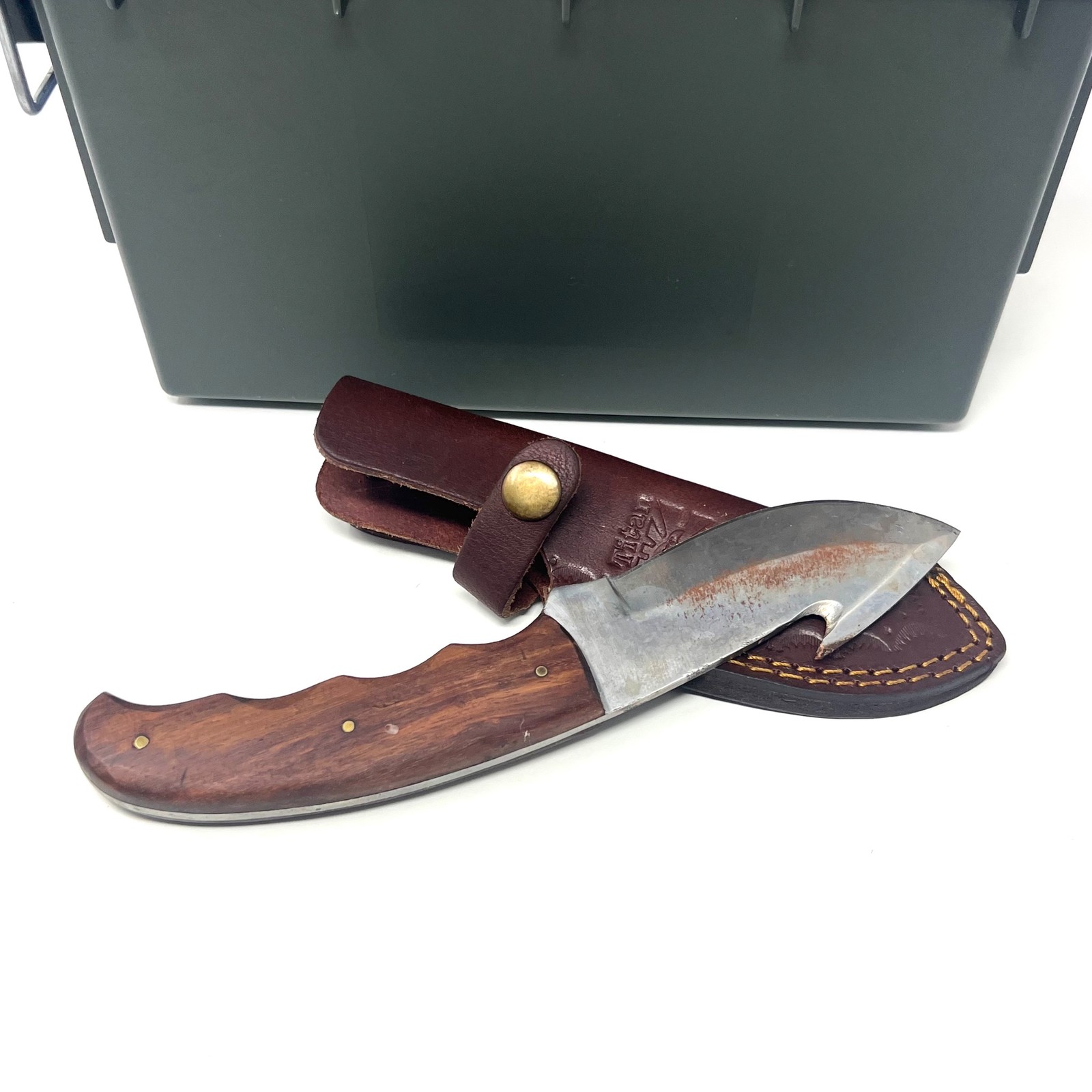 Sheffield Field Ammo Box w “Surviving The Great Outdoors” Book & Survival Gear