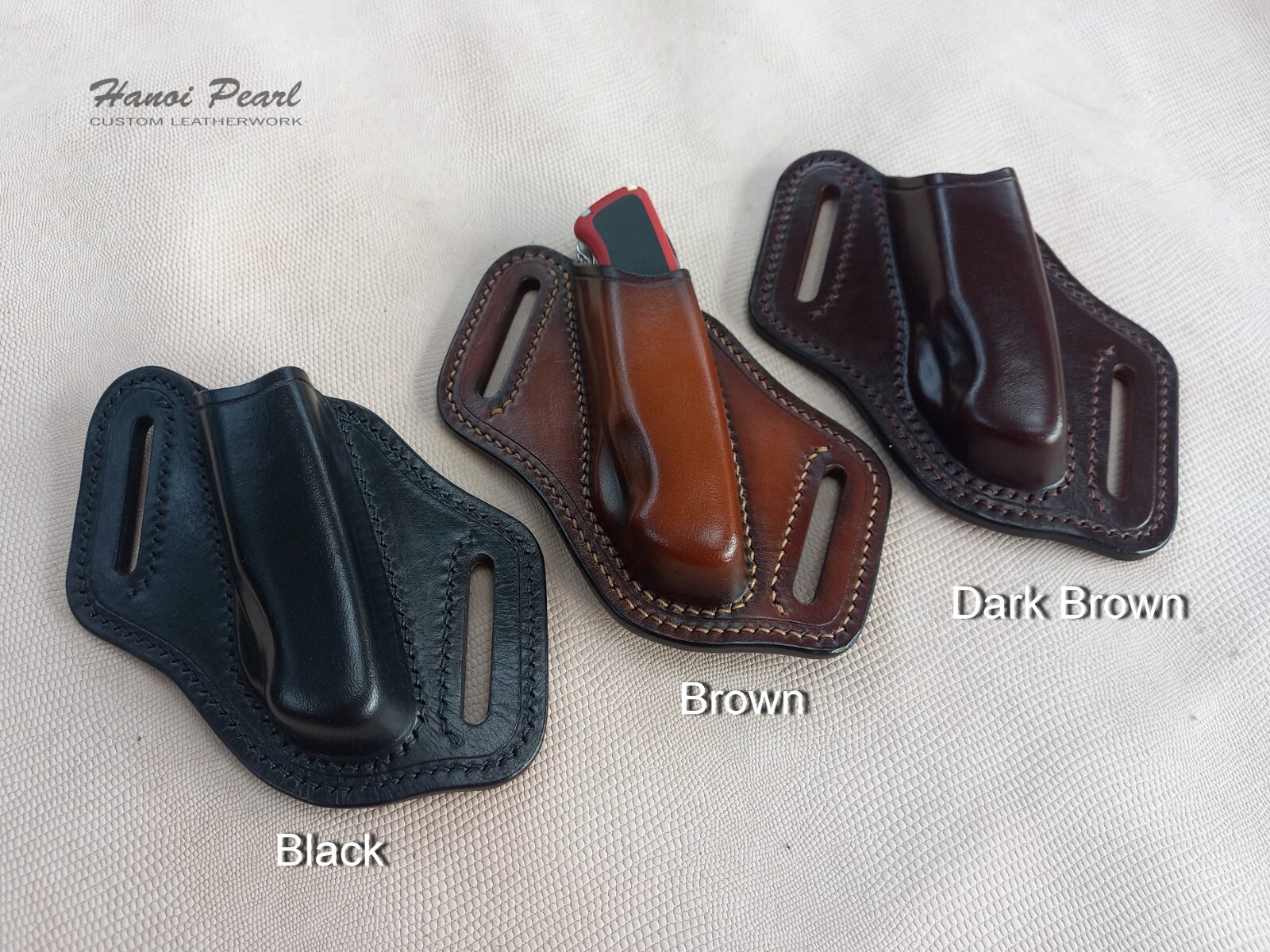 Custom Cross Draw Leather Sheath for SAK Victorinox RangerGrip 78/ 79/ 178/ 179