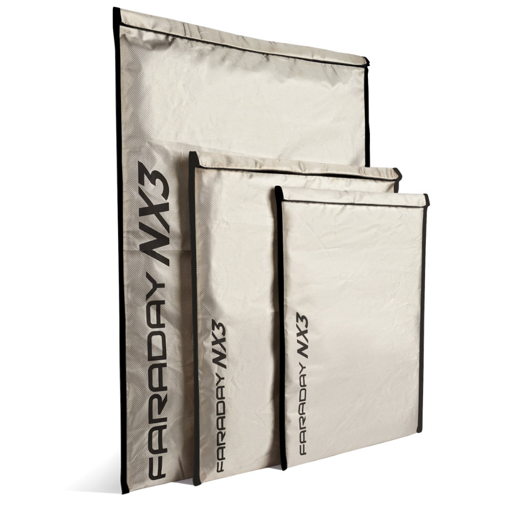 Faraday Defense NX3 3 PC Large Kit Triple-Layer CYBER Fabric Bags