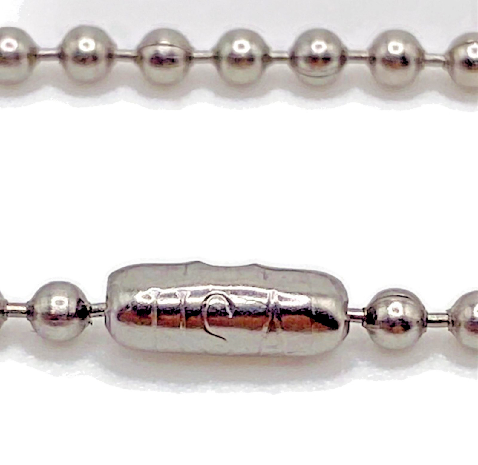 Original US Army Issue P38 Can Opener – 4½” Ball Chain/Dog Tag Chain
