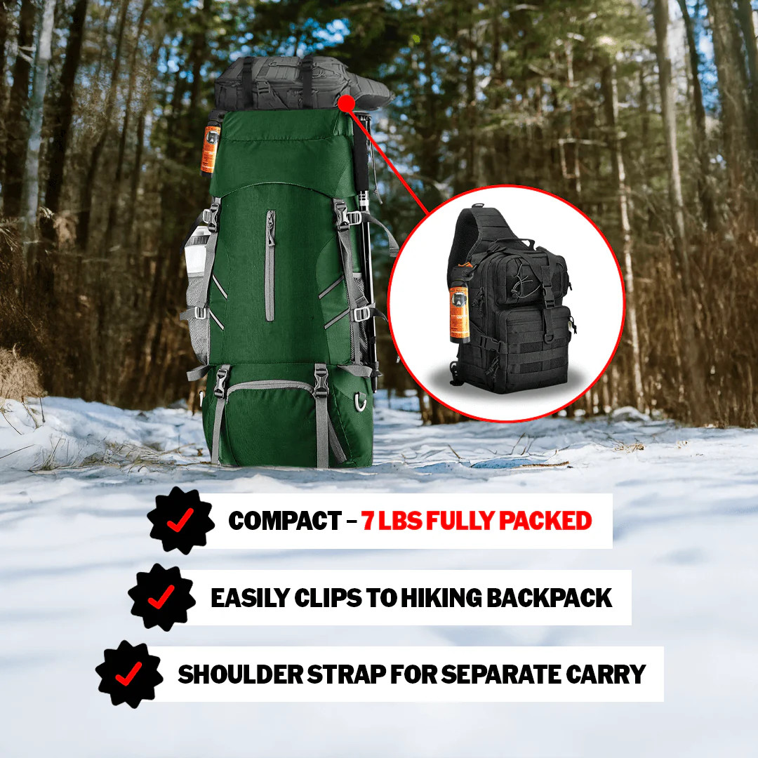 The Safe Trail “Survive All” Go Bag | 30+ Piece Survival Kit