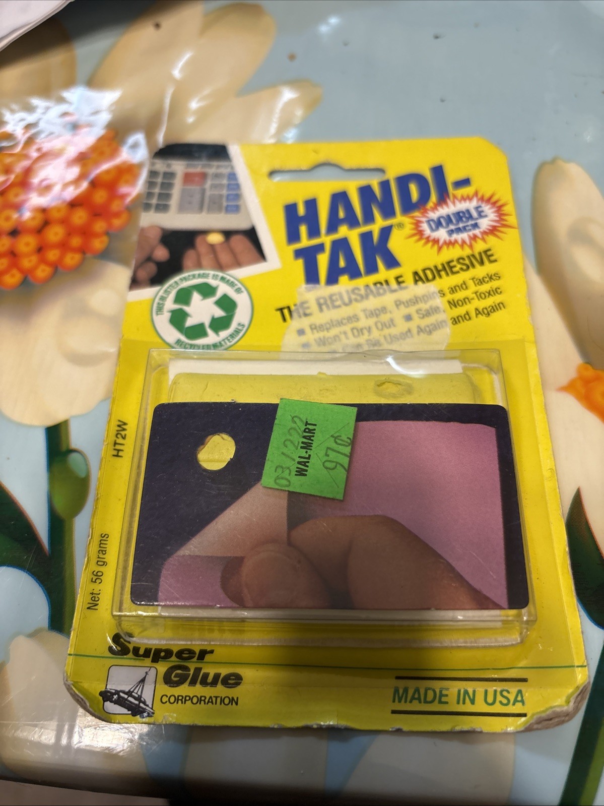 2X Emergency Survival Handi-Tak Re-Usable Adhesive Earthquake Putty Hold Poster