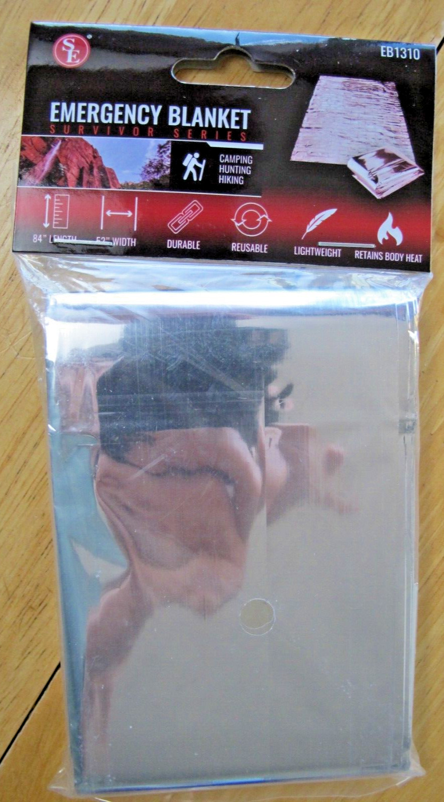 12 PACK 82 x 54 Emergency Mylar Blanket Camping Hiking Reflective FREE SHIPPING