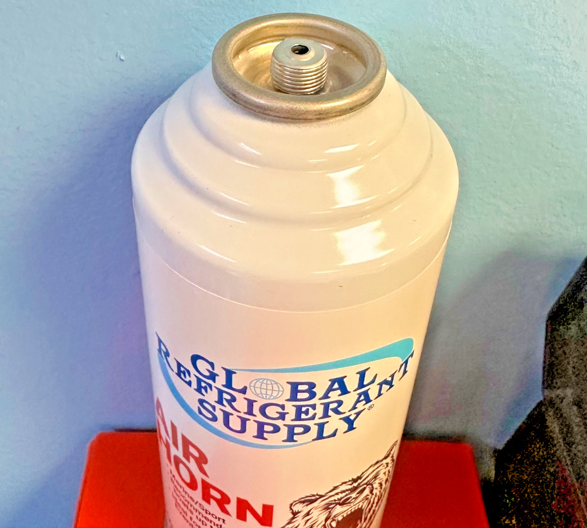 Bear LOUD Air Horn Refill Canister Can, 8 oz. Outdoor Sports Safety