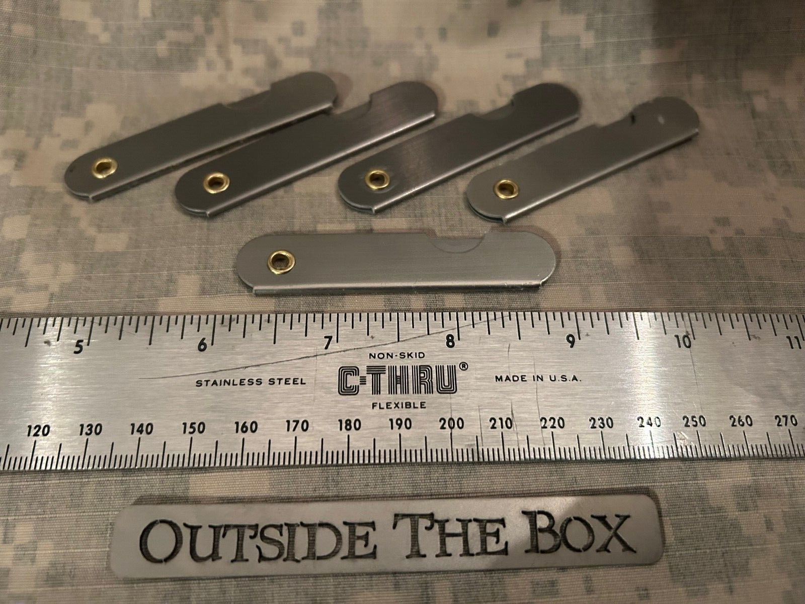 Emergency/Survival: LOT OF (5) FOLDING RAZOR KNIFE, Mini EDC, Stainless Steel