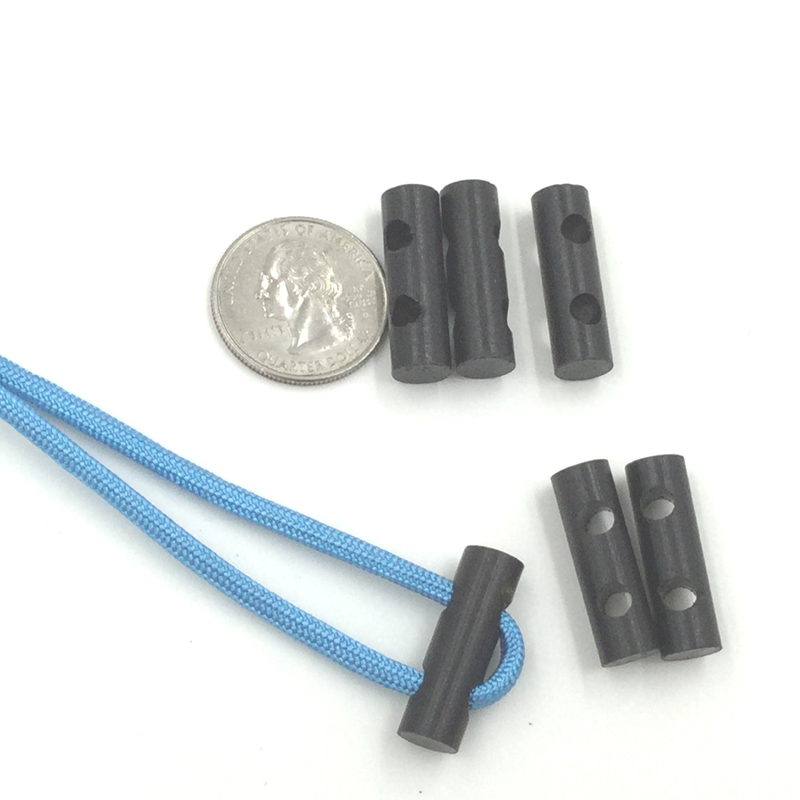 10 Drilled Ferrocerium Rod Flint Fire Starter Survival Bracelet toggle Gear Kits