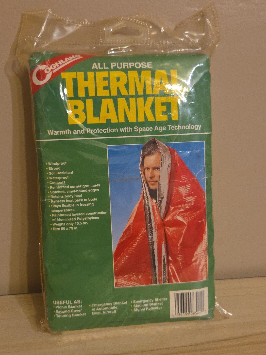 Coghlans All Purpose Thermal Blanket NIP 50″ X 79″