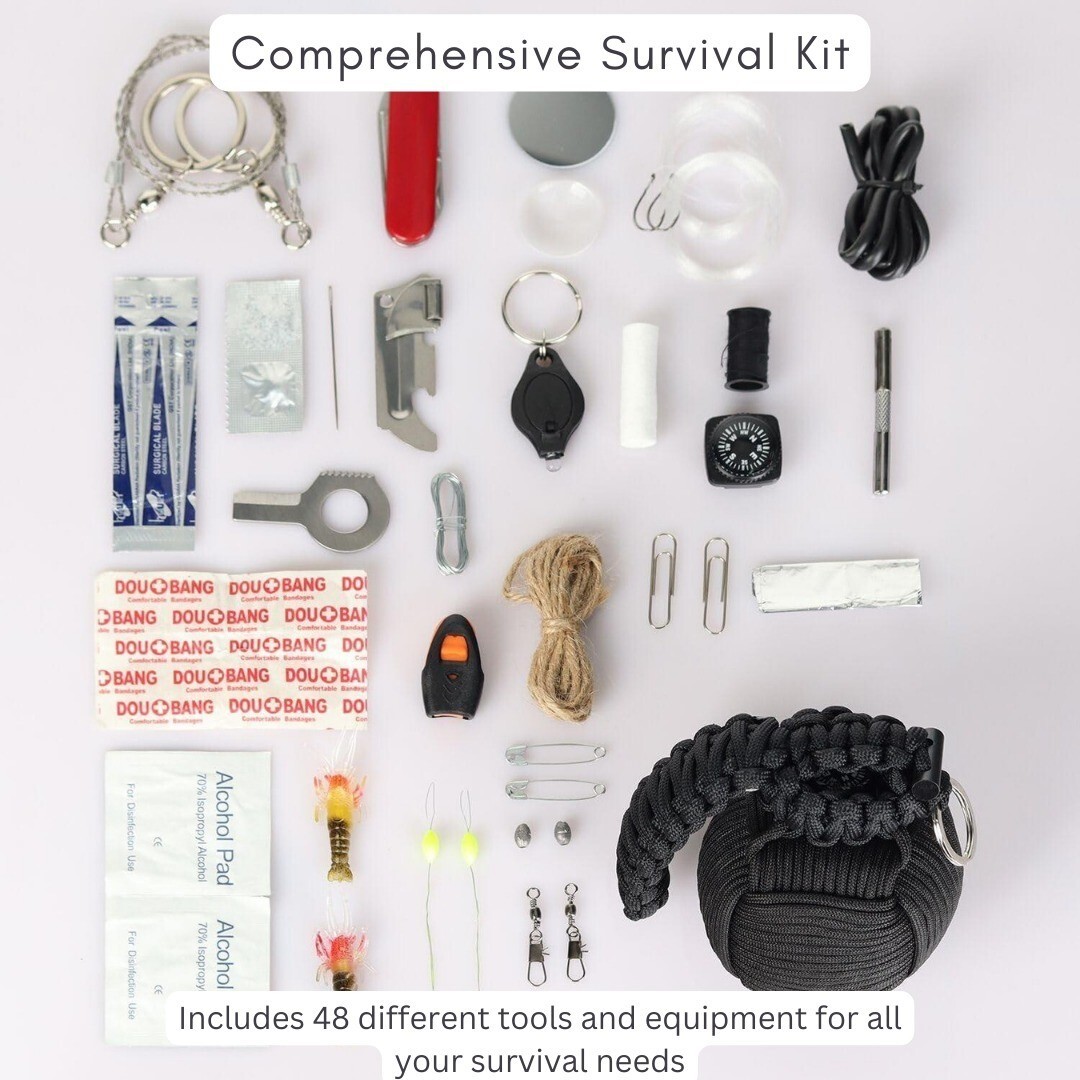Strap Gear Equipment Tree Hanger & emergency gear tools Combo Pack(Bulk 3 Sets)