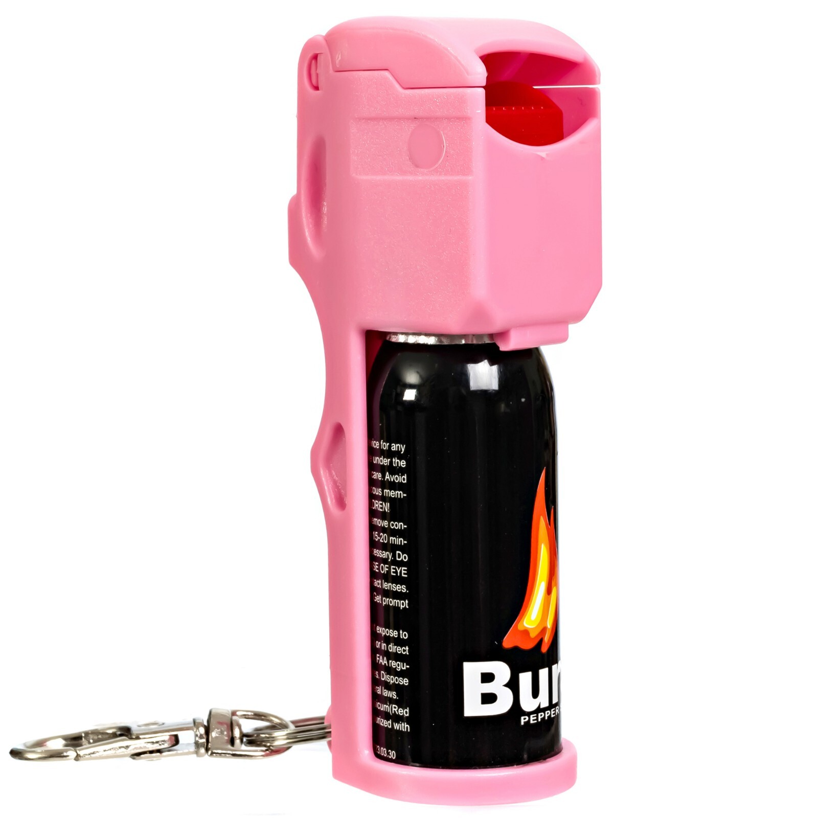 BURN Max Strength Pepper Spray for Self Defense – 1/2oz Pink 2 Pack