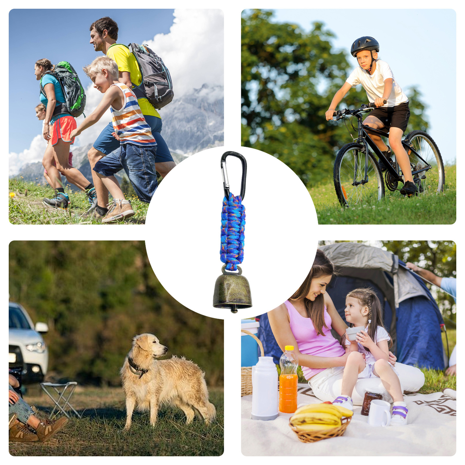 Bear Bells For Hiking Super Loud Camping Bear Bell For Body Safety