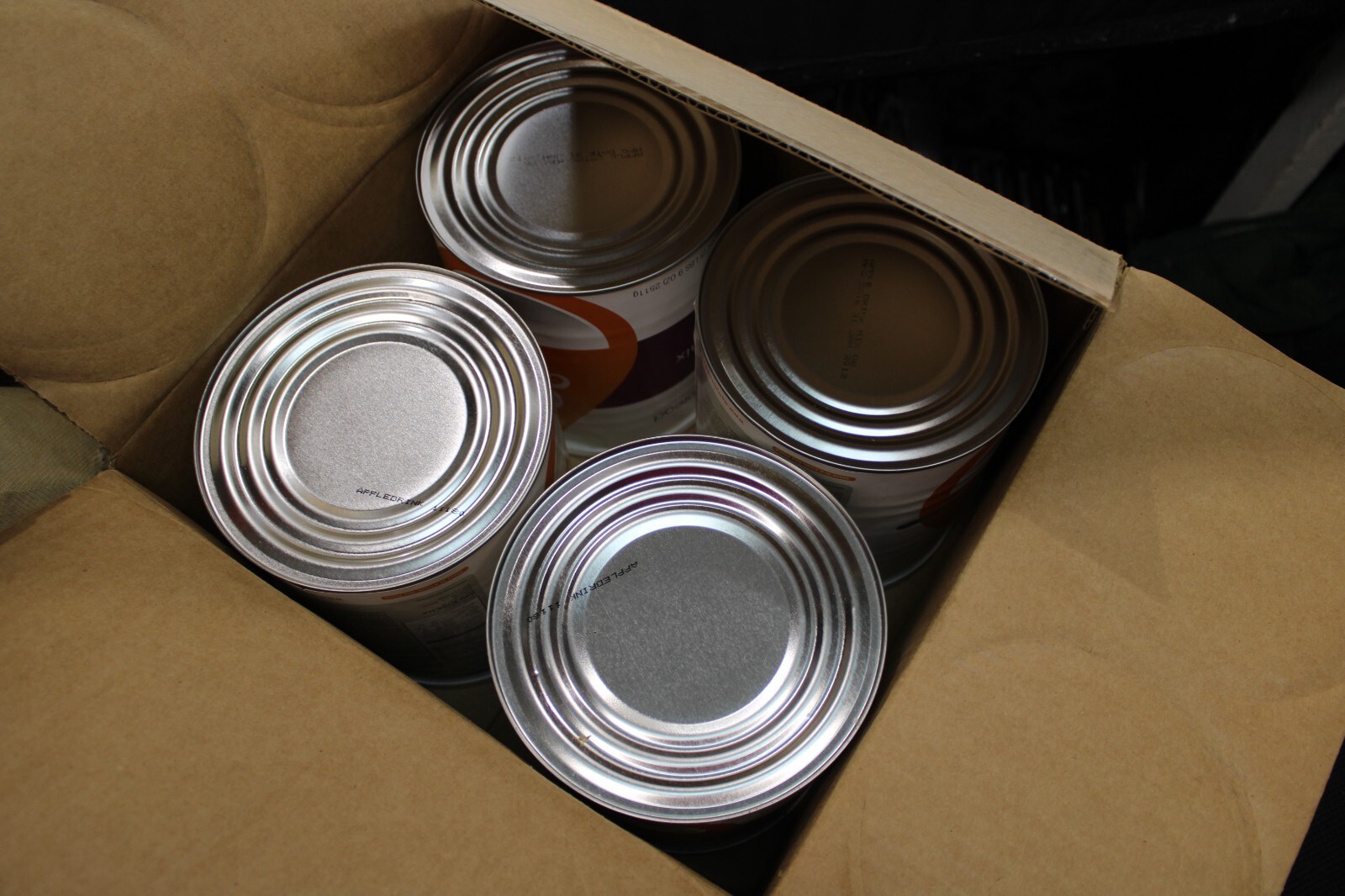 Case Of 4 #10 Cans Of Apple Drink Mix Long Term Storage Food (CASE 8b)