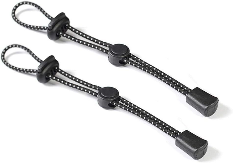 2Pcs Adjustable Black Hiking Pole Holder – Secure Carrying Solution for Outdoors