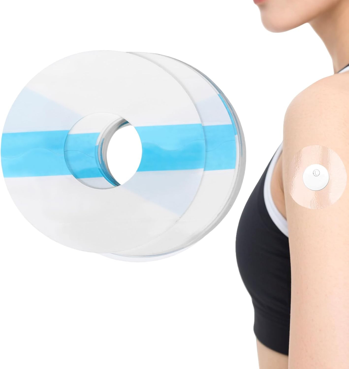 60 Pack Freestyle Sensor Covers for Libre Plus, Libre 3 Sensor Covers