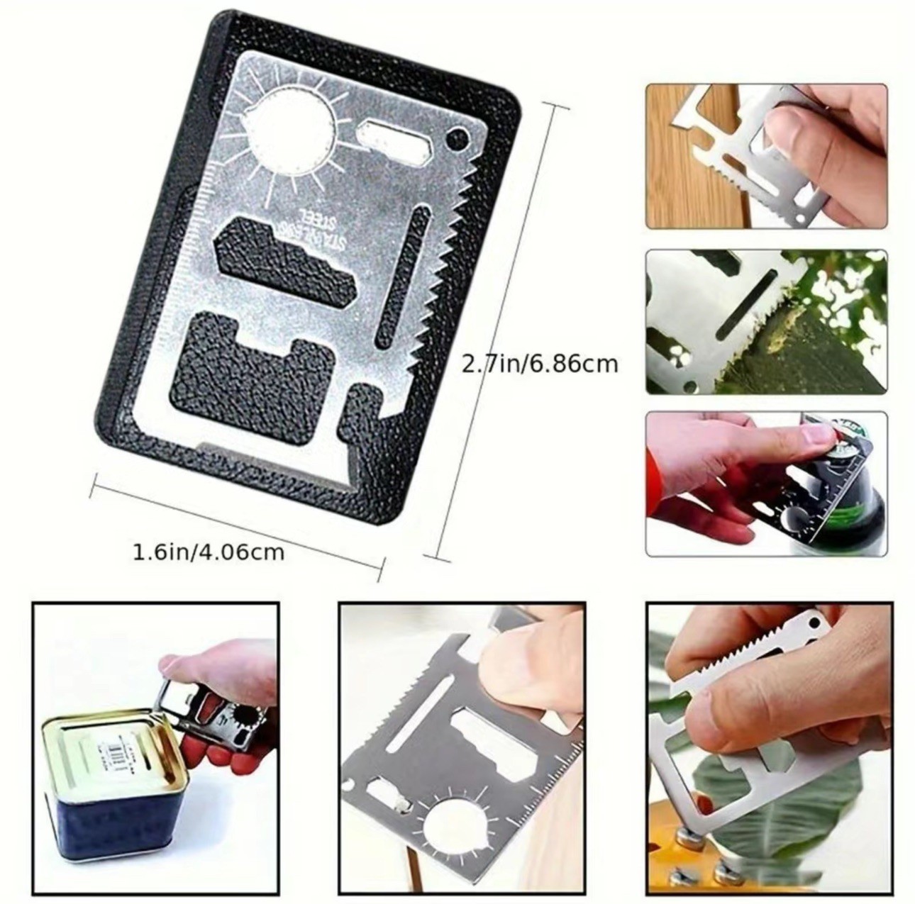 ANTARCTICA Emergency Survival Gear Kits 60 in 1, Outdoor Survival Tool with E…