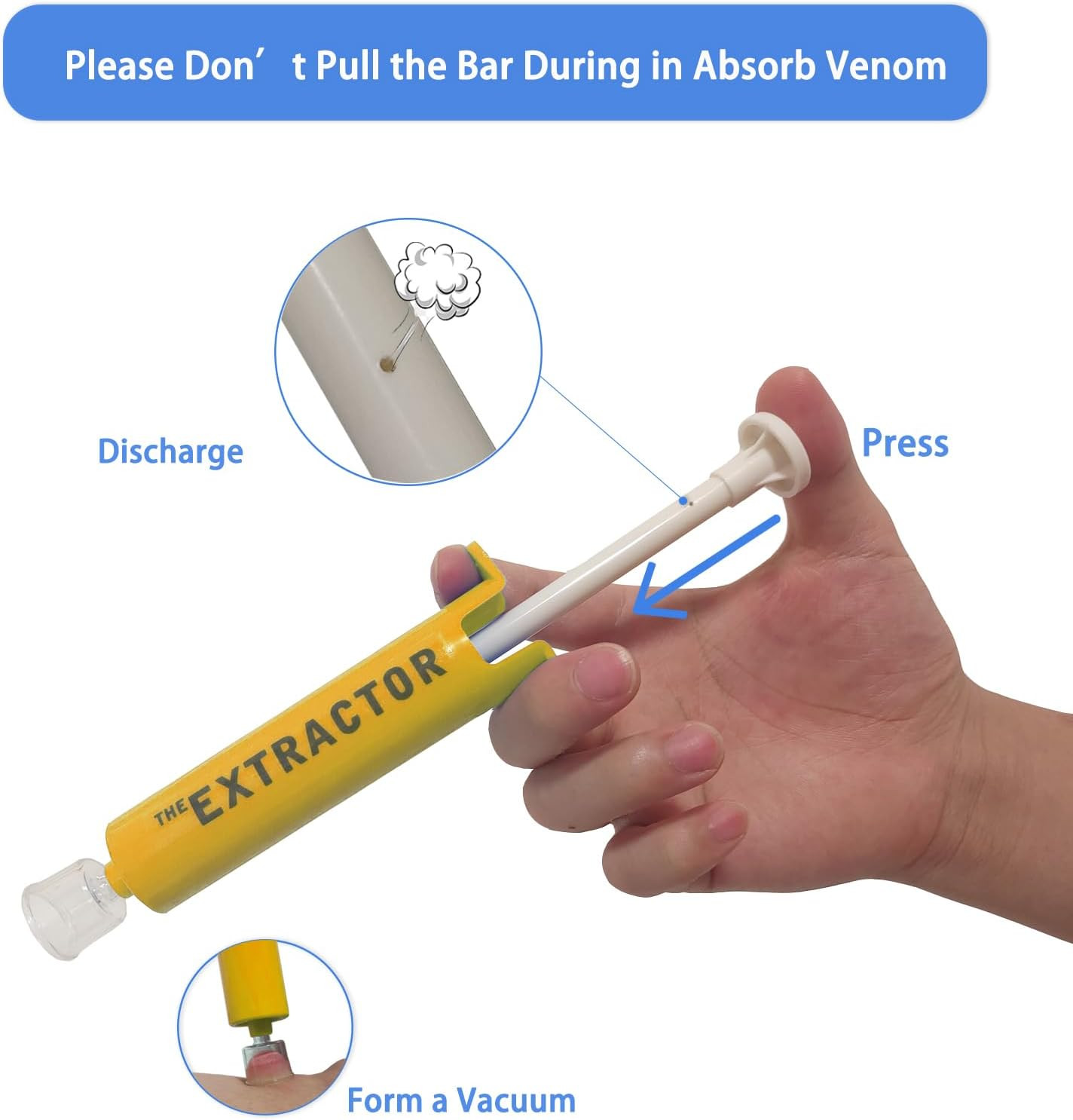 Snake Bite Kit for Humans,Rattlesnake Bite Kit,Bee Sting Kit, Venom Snake Bite K