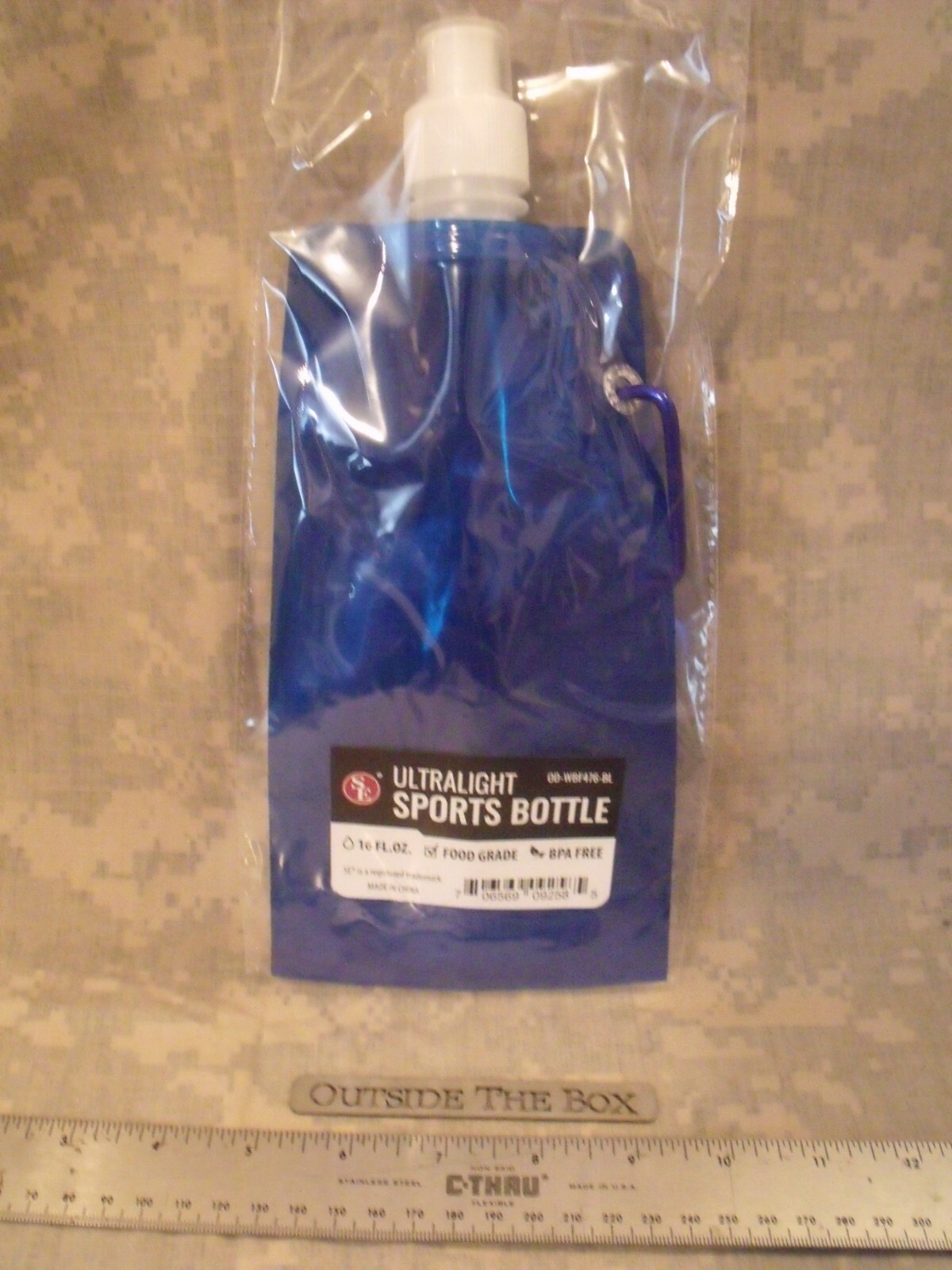 Emergency/Survival: SE Water Storage Bag, 16 Ounce, Gusset Bottom, w/Screw Cap